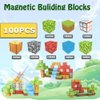 T.H.I.O Magnetic Blocks | 100PCS Magnetic Building Blocks,Theme: Forest Castle Adventure, Constructions Toys for Boys & Girls Age 3-8,STEM Montessori Stacking Toy,Children's Birthday Gift