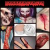 Scar Wax Kit SFX Make Up,Fake Molding Wound Skin Wax with Spatula,Body Paint Fake Nose Stage Zombie Cosplay Costume SFX Makeup,Makeup Special Effects For Halloween Festival & Party