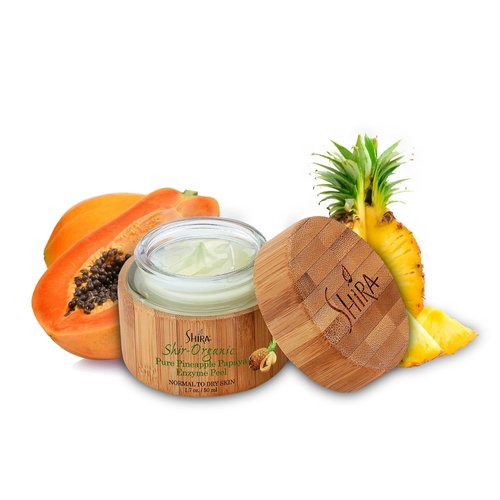Shira Shir-Organic Pure Pineapple Papaya Enzyme Peel For Smooth Radiant And Balances Skin Tone With Natural Anti-Aging Formula for All Skin Type(15 ml)