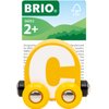 BRIO – Letter Train C | Wooden Train Set Accessory Toy for Kids Age 2 Years Up