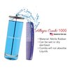 Allegro Combs 1000 X-Large Styling Comb Hair Cutting Barber Stylist Shampoo Combs All Purpose Wide And Fine Tooth Made In The USA 2 Pc. (Purple)