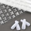 5D Embossed White Lace Bowknot Nail Art Stickers Pearl Bow Nail Stickers for Nail Art Supplies Retro Relief Bow Nail Decals Self-sdhsive Bow Stickers for Nails Ribbon Bows Nail Accessories for Women