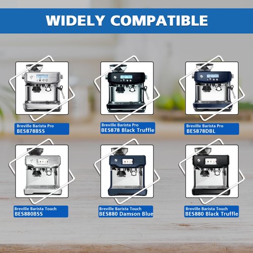 Replacement Water Filter for Breville Barista Touch Espresso Machine BES880, Barista Pro BES878, Oracle Touch BES990, Oracle BES980 & Dual Boiler BES920 Bambino ClaroSwiss Sage, BES008WHT0NUC1