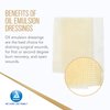 Dynarex Oil Emulsion Dressings, Wound Care, Absorbent, 3” x 8” Sterile Knitted Gauze Dressing with Emulsion Blend of Petrolatum and Sunflower Oil, 1 Box of 24
