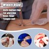 Piercing Needles - 100pcs Piercing Needles 14G Stainless Steel Hollow Needles for All Piercings Disposable Ear Nose Lip Tongue Navel Nipple Piercing