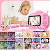 Kids Camera Instant Print Camera for Kids, Christmas Birthday Gifts for Girls Boys, 1080P HD Digital Video Cameras for Toddler, Portable Camera Toy for 4 5 6 7 8 9 10 Year Girl with SD Card (Pink)