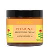 Auravedic Vitamin C Face Cream with SPF 50 | Reduces Sun Damage & Revives Dull Skin | Organic Hydration | Argan & Avocado Oil Infused Sunscreen Moisturizer | 3.53 Oz (100g)