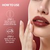Botanic Hearth Tinted Lip Oil | Moisturizing Lip Gloss Oil for Dry Lips | Deep Red Gloss | Lightweight & Non Greasy | 0.3fl oz