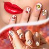 TailaiMei 18 Sheets Holiday Nail Stickers, Halloween Christmas Thanksgiving Day Seasonal Nail Art Decals for Fall and Winter DIY Nail Decorations