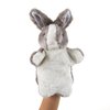 Bunny Hand Puppets Rabbit Plush Animals Toys for Kids Imaginative Pretend Play Storytelling (Gray)