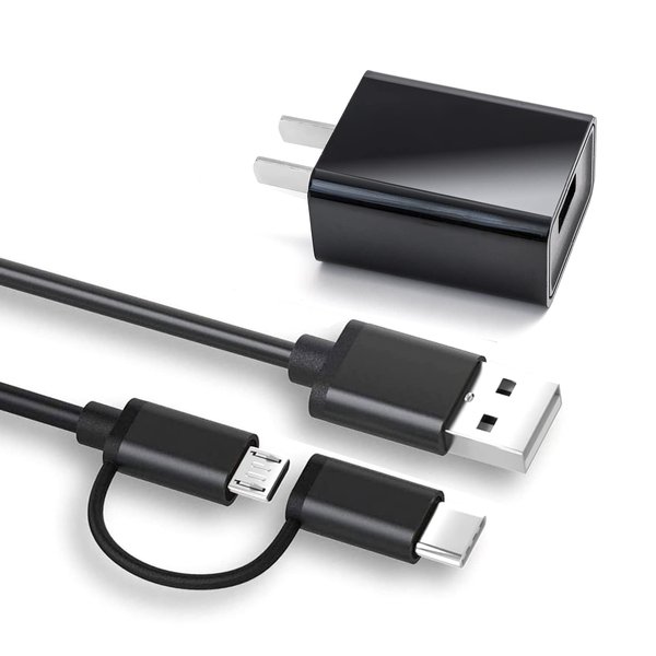 Replacement Fast Charger Adapter For kindle Paperwhite 7-11th Gen, Oasis, E-Reader, Voyage, DX, Keyboard, Touch(2nd-11th Gen), Fire [HD, HDX,7 8 10 PLUS ＆ Kids Pro 11 Tablet Power Charger Cable Cord.