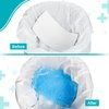 40 PCS Super Absorbent Commode Pads for Bedside Commode Bucket, Commode Liners Pads with Absorbent Gel, Potty Liner Pads for Portable Toilet Bags Bedpans (40 Pcs/Absorbent Pads)