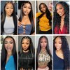 Wear And Go Glueless Wigs 5x5 Hd Lace Closure Wigs Human Hair Pre Cut For Beginners Straight Wigs Human Hair Glueless Ready To Wear Pre Plucked For Black Women 180% Density (22 Inches)