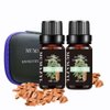 Sandalwood Essential Oil Organic Plant Natural Pure Sandalwood Oil for Diffuser, Cleaning, Home, Bedroom, Perfumes, Humidifier, Soap, Candles 2 Pack 10ml
