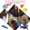 Ustar Beauty Salon Heatless Hair Curlers 42PCS 7" Soft Foam Flexi Twist Curling Rods for Short Long Hair