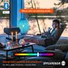 SYLVANIA Bluetooth Mesh LED Smart Light Bulb, One Touch Set Up, A19 60W Equivalent, E26, RGBW Full Color & Adjustable White, Works with Alexa Only - 2 Count (Pack of 1) (75760)