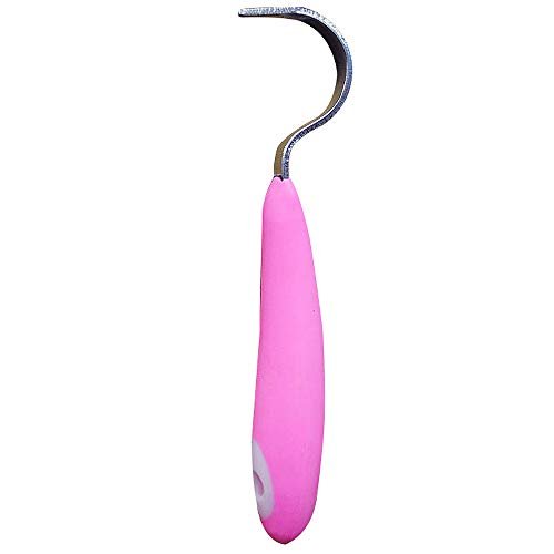 HILASON Rose Pink Western Tack Horse Soft Touch Hoof Pick