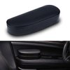 Miytsya 1 PC Car Armrest Support Left Elbow Pad Extender, Relieve Driver Arm Fatigue Car Armrest Cover, 7.9" x 3.1" Height Adjustable Comfort Central Lift Storage Box, for Most Cars (Black)
