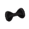 Pokinge 2pcs Black Bowknot Wig Clips, Natural Fake Hair Extensions Ponytails Hair Bows, Party Hair Styling Tools Hair Clips Accessories for Girl Women