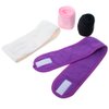 TOPTIE 10 Pack Custom Facial Spa Headband - Add Your Own Design, White Makeup Headband with Magic Tape