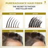 PureRadiance Hair Fiber for Thinning Hair - Quick Solution for Thicker, Fuller-Looking Hair - Strong Hold, No Itching, & Sweat Proof - Advanced Hair Building Fibers for Instant Volume (Light Blonde)