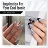 Larvall BEAUTPAL Grey Gel Nail Polish 15ML Soak Off UV LED Gel Polish Nail Art Manicure Salon DIY at Home, Color 124 Seaside Mist