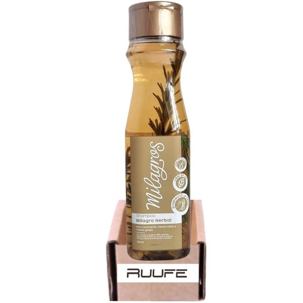 RUUFE Herbal shampoo milagros herbal shampoo natural rosemary and ginger shampoo milagros herbal Ideal for thin or fine hair, with oily roots, that present a constant fall and slow growth.