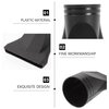 2Pcs Black Blow Dryer Attachment Not Universal Professional Plastic Hair Dryer Hair Dryer Attachment Dryer Nozzle Replacement Narrow Concentrator Blow Flat for Diameter 4.3cm to 4.5cm Diffusers
