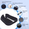 DrCarNow Car Seat Cushion, Coccyx Pad for Tailbone Pain Relief, Seat Cushion for Long Sitting Hours, for Office Chair Home Chair, for Truck Driver Wheelchair (Black)