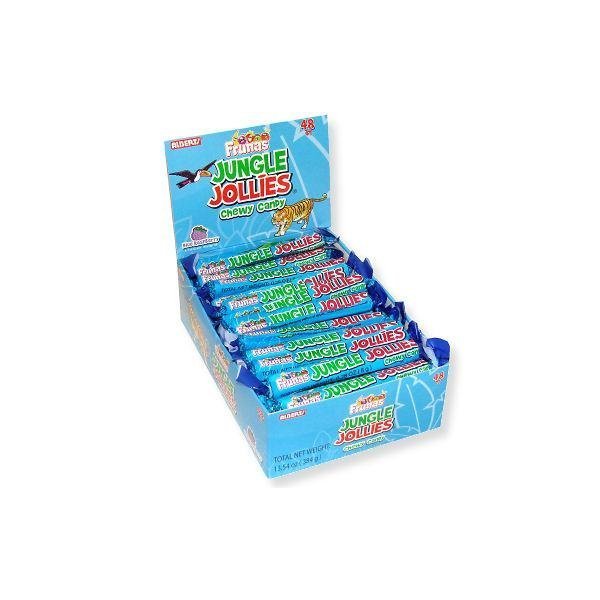 Jungle Jollies - Blue Raspberry, 48 count display box