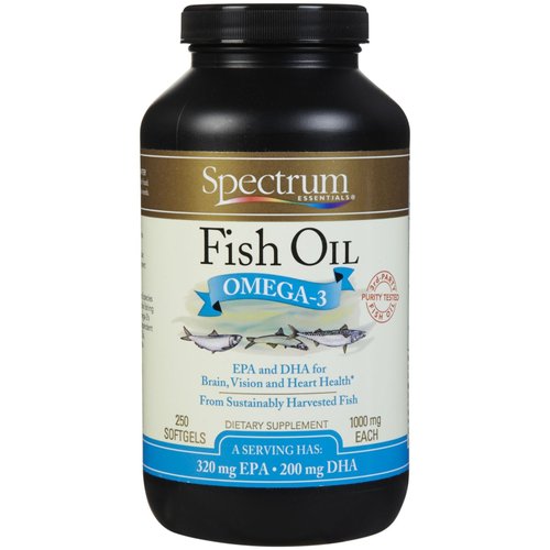 Spectrum Essentials - Fish Oil, 250 Softgels
