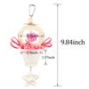 LJJDMI Bird Toys Foraging Shredder Hanging Toys with Parakeet Toy Parrot Toys Bird Cage Accessories for Conure Cockatiel Budgies Lovebird, Pink