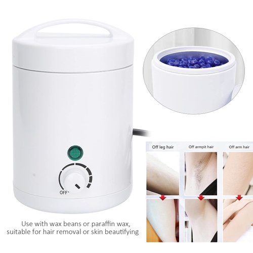 ZJchao Wax Warmer, Mini Wax Heater Multi‑Purpose Wax Machine for Women Man Hair Removal Paraffin Wax Machine Waxing Pot Home Salon Wax Melting Warmer Machine roll on Wax Wax Heater (US)