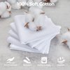 Ohuhu Men's Cotton Handkerchiefs, 18 Pack 100% Soft Cotton Handkerchief, White Hankies Pocket Square for Men, 16''x16''