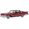 1959 Chrysler Imperial Crown 2 Door Hardtop Radiant Red with Black Top 1/87 (HO) Scale Diecast Model Car by Oxford Diecast 87IC59003