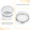 2 Pieces Flying Insect Screen RV Furnace Vent Cover RV Water Heater Vent Cover 2.8 Inches Stainless Steel Mesh with Installation Tool and Silicone Rubber for RV Refrigerator Vents RV Water Heater