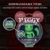 PIGGY Action Figure - Dinopiggy Articulated Buildable Action Figure Toy, Series 1 Collectible