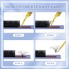 M J JOMAY Eyelash Extensions Lashes Easy Fan Volume Lashes Mixed Tray 0.07 D Curl 8-16mm Self Fanning Volume Lashes Automatic Blooming Flower 2D~10D Lashes Long Lasting Blooming Lashes（Mix8-16)…