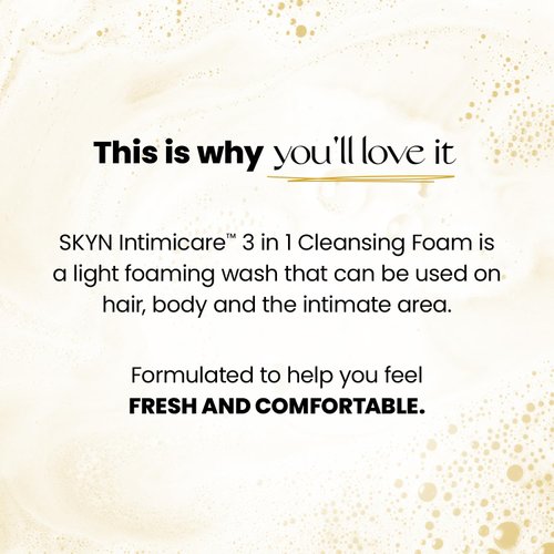 SKYN Intimicare 3-in-1 Cleansing Foam