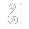 Cualfec Christmas Ornaments Hooks Christmas Tree Hanger Great for Christmas Tree Decoration - 120 / Silver