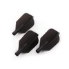 CUESOUL TERO AK4 Dart Flights Slim with 6 Colors,Set of 3 pcs (Black)