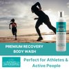 Sunday Showers All Natural Recovery Body Wash - Revitalize and Rejuvenate with clean premium ingredients: Charcoal, Shea Butter, Eucalyptus, Tea Tree, Coconut Oil, Rosemary, Chamomile, Sage