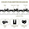 5Pack Stihl Chainsaw Chain 16 Inch Fits Stihl 61PMM355, MS 017, MS 170, MS 171, MS 180 C, Oregon 90PX055G, 3/8” LP Pitch .043” Gauge 55 Drive Links