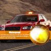 Nrgedzam Led Beacon Strobe Light Magnetic Beacon Lights Roof Top Emergency Strobe Lights For Magnetic For Vehicles Plow Truck Police Car Forklift Tractor Firefighter Clear Lens(Amber&White)