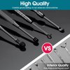 17 Pcs Ear Wax Removal, Ear Cleaner Ear Wax Removal Tool, Ear Cleaning Kit Earwax Removal Kit Stainless Steel Ear Pick Set with Cleaning Brush and Storage Box…