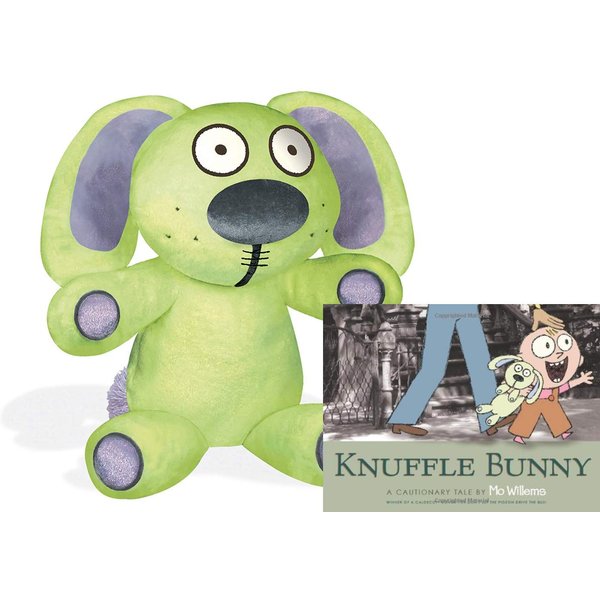 YOTTOY Mo Willems Soft Stuffed Animal Plush Toys and Book Collection Bundle Set (Knuffle)