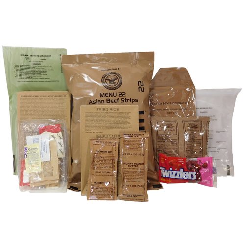 MREs (Meals Ready-to-Eat) Genuine U.S. Military Surplus (1 Pack) Assorted Flavor