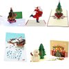 WESAPPINC 6PACK 3D Christmas Cards with Envelopes,Pop Up Christmas Cards New year Card(6PackChristmas card)…