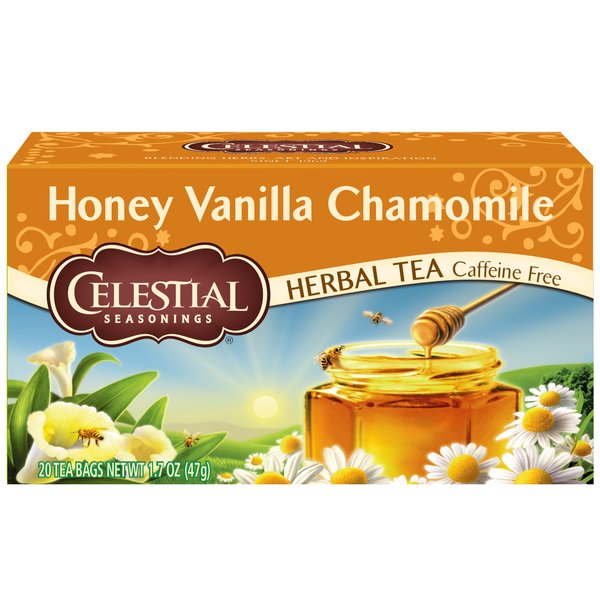 Celestial Seasonings Honey Vanilla Chamomile Herbal Tea, 20 Count