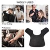 BARBER PRO Salon Cutting Collar, Waterproof Hair Cutting Cape Neck Fitting Accessories, with Adjustable Closure, Non-Slip Neck Wrap for Hairdressing, Hair Dye or Hair Cut -Black